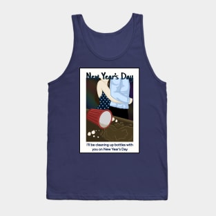 NEW YEAR'S DAY CARD | LYRICS Tank Top